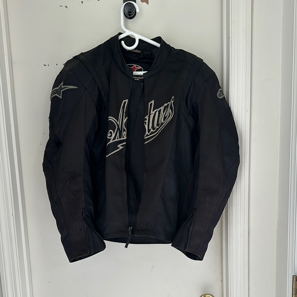 Alpinestars Black Performance Motorcycle Jacket